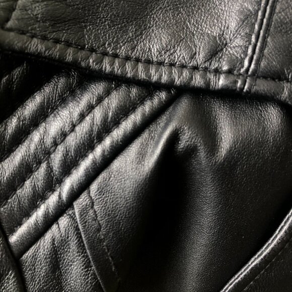 Black leather APART jacket - Picture 11 of 11